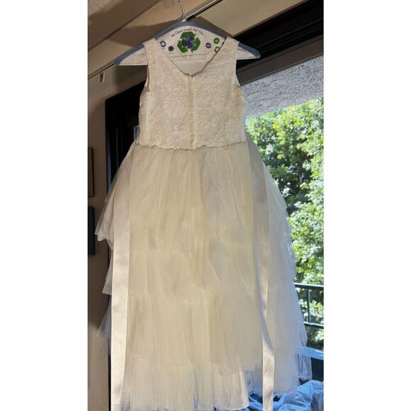 Lace Ball Gown Flower Girl Dresses Weddings First Communion Girls tip top kids - Picture 4 of 16